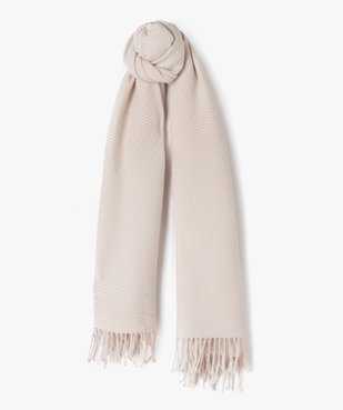 Foulard en maille plissée femme vue1 - GEMO (ACCESS) - GEMO