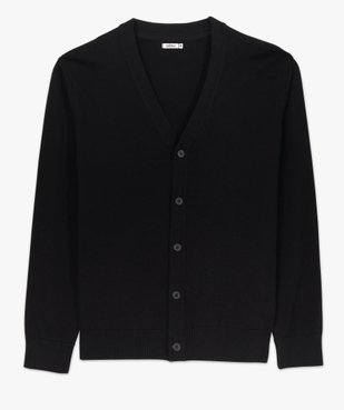 Gilet à col V en maille fine homme vue3 - GEMO (HOMME) - GEMO