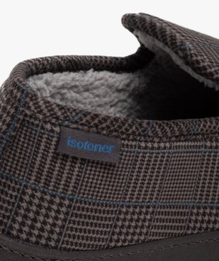 Chaussons homme pantoufles à motif Prince de Galles - Isotoner vue6 - ISOTONER - GEMO
