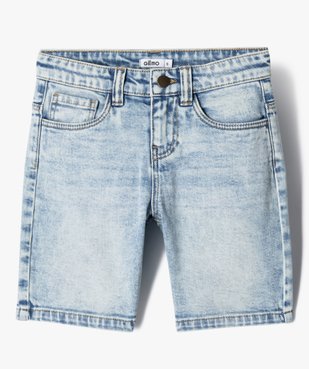 Bermuda en jean stretch coupe Skater garçon vue2 - GEMO (ENFANT) - GEMO