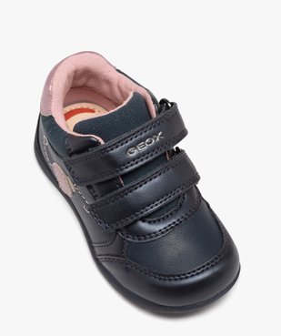 Chaussures premiers pas bébé fille unies avec détail surpiqué - Geox vue5 - GEOX - GEMO