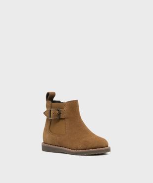Boots dessus cuir avec élastique bébé fille - NA! vue2 - NA! - GEMO