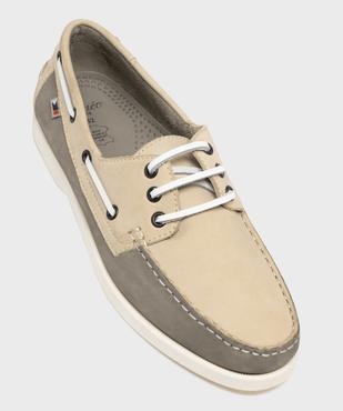 Chaussures bateau bicolore - Tanéo vue5 - TANEO - GEMO