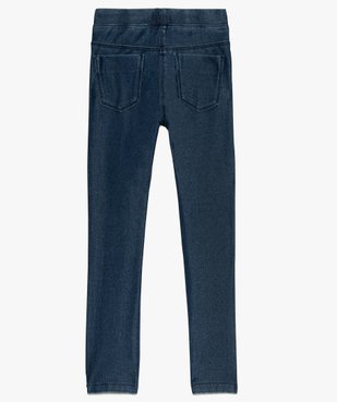 Jegging fille en stretch avec taille élastiquée vue2 - GEMO (ENFANT) - GEMO