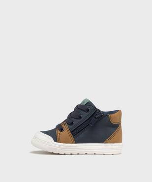 Chaussures premiers pas bicolores bébé garçon - LuluCastagnette vue3 - LULU CASTAGNETT - GEMO