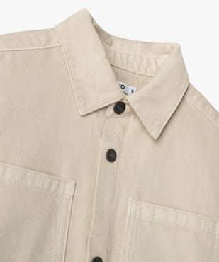 Chemise en jean manches longues garçon vue2 - GEMO (ENFANT) - GEMO