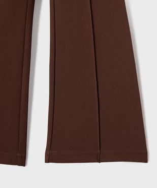 Pantalon en maille coupe flare fille vue2 - GEMO 4G FILLE - GEMO