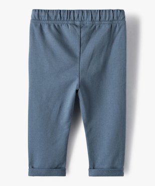 Pantalon bébé garçon en maille vue3 - GEMO C4G BEBE - GEMO