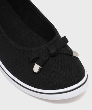 Escarpins femme en toile unis à semelle contrastante vue12 - VALENTINA BALDA - GEMO