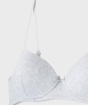 Soutien-gorge avec bonnets paddés fille vue3 - GEMO 4G FILLE - GEMO
