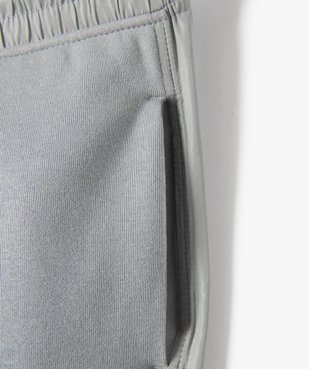 Pantalon de jogging garçon avec empiècements sur les côtés vue2 - GEMO (JUNIOR) - GEMO
