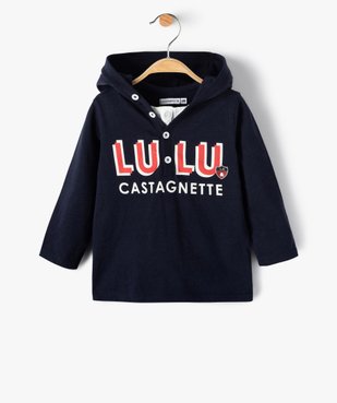 Tee-shirt bébé garçon à capuche – Lulu Castagnette vue1 - LULUCASTAGNETTE - Nikesneakers