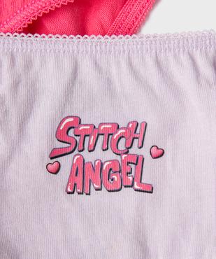 Culottes en coton à motif Stitch et Angel fille (lot de 5) - Disney vue4 - LILO & STITCH - GEMO