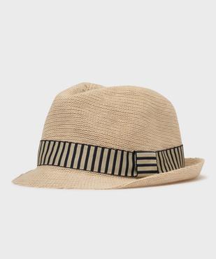 Chapeau trilby en maille de coton tissée bébé garçon vue1 - GEMO (ACCESS) - GEMO