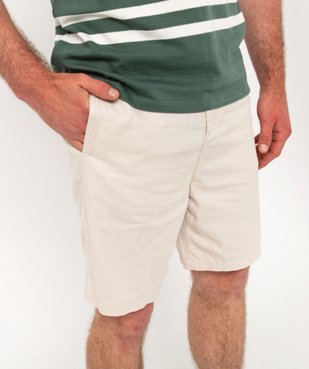 Tee-shirt à manches courtes avec motif palmiers homme vue2 - GEMO (HOMME) - GEMO