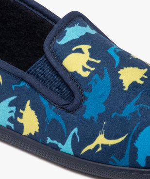 Chaussons garçon imprimés dinosaure style pantoufles vue6 - GEMO 4G GARCON - GEMO