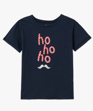 Tee-shirt femme à manches courtes spécial Noël vue4 - GEMO(FEMME PAP) - GEMO