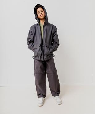 Pantalon loose transformable en short garçon vue7 - GEMO (JUNIOR) - GEMO