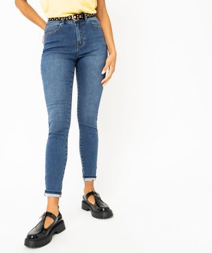 Jean Skinny taille haute stretch femme vue1 - GEMO(FEMME PAP) - GEMO