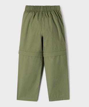 Pantalon transformable en short avec taille élastique garçon vue5 - GEMO 4G GARCON - GEMO