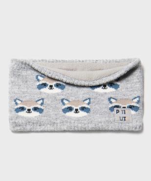 Echarpe tour de cou à motifs renards doublée polaire bébé garçon vue1 - GEMO(BEBE DEBT) - GEMO