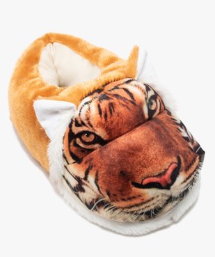Chaussons garçon en volume tête de tigre vue5 - GEMO C4G HOMME - GEMO