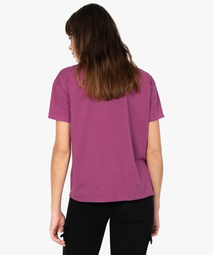 Tee-shirt femme large - Disney Animals vue3 - DISNEY DTR - GEMO