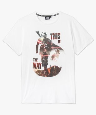 Tee-shirt homme à manches courtes avec motif - Star Wars vue4 - THE MANDALORIAN - GEMO