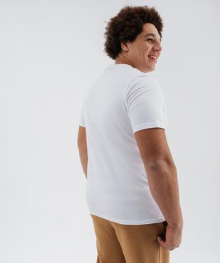 Tee-shirt à manches courtes et col rond homme vue13 - GEMO 4G HOMME - GEMO