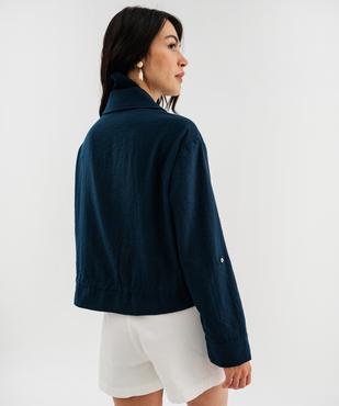 Blouson fluide avec bas ajustable femme - LuluCastagnette vue5 - LULUCASTAGNETTE - GEMO