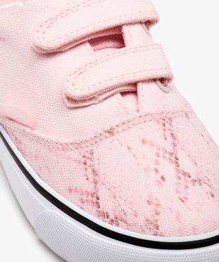 Baskets en toile skateshoes à scratch fille - Kappa Nisio vue6 - KAPPA - GEMO