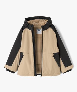 Blouson à capuche doublé polaire garçon vue3 - GEMO 4G GARCON - GEMO