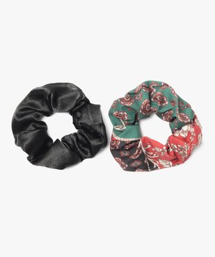 Chouchou femme en satin (lot de 2) vue1 - GEMO (ACCESS) - GEMO
