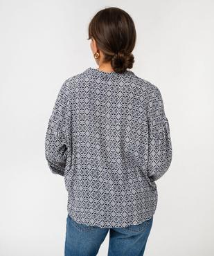 Chemise à motifs femme vue3 - GEMO(FEMME PAP) - GEMO