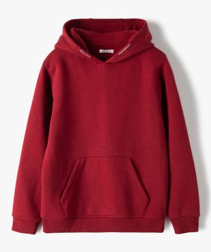 Sweat garçon molletonné avec capuche vue1 - GEMO (JUNIOR) - GEMO