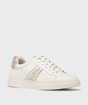 Baskets basses avec touches métallisées femme - Valentina Baldano vue3 - VALENTINA BALDA - GEMO