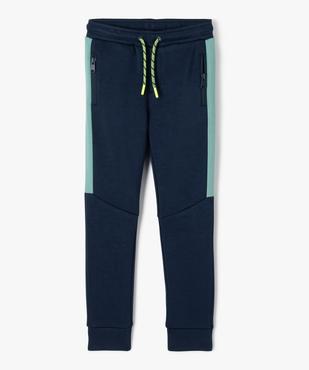 Pantalon jogging bandes latérales garçon vue1 - GEMO (ENFANT) - GEMO