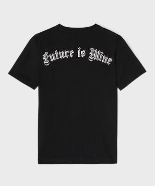 Tee-shirt manches courtes avec motif streetwear garçon vue3 - GEMO 4G GARCON - GEMO