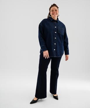 Veste en jean femme grande taille vue6 - GEMO 4G GT - GEMO