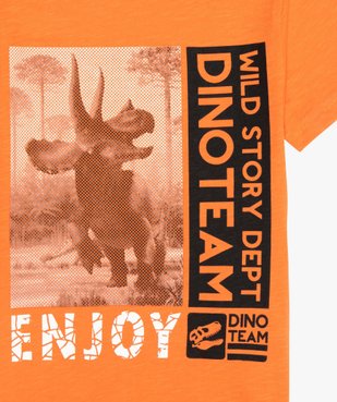 Tee-shirt garçon avec motif dinosaure XXL vue2 - GEMO (ENFANT) - GEMO