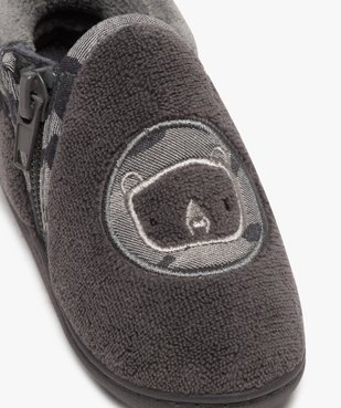 Chaussons bébé garçon semi-montants zippés - Isotoner vue6 - ISOTONER - GEMO