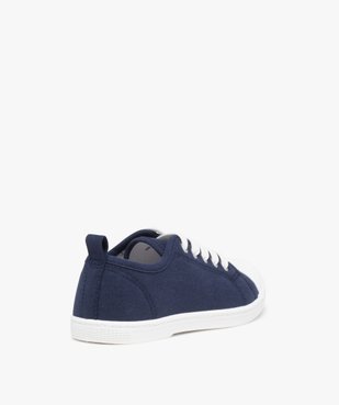 Baskets fille en toile à bout renforcé fermeture lacets vue4 - GEMO (ENFANT) - GEMO
