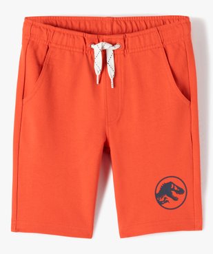 Bermuda garçon en maille jersey motif dinosaures - Jurassic World vue2 - NBCUNIVERSAL - GEMO