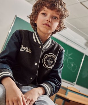 Blouson teddy garçon bicolore – Camps United vue6 - CAMPS UNITED - GEMO