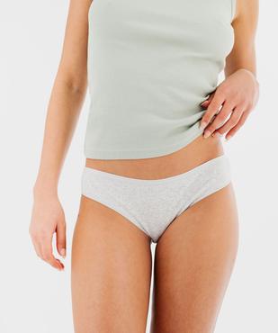 Culotte en maille côtelée femme (lot de 2) vue2 - GEMO 4G FEMME - GEMO