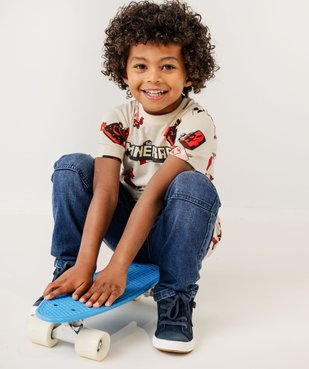 Pantalon cargo taille élastiquée garçon vue3 - GEMO (ENFANT) - GEMO