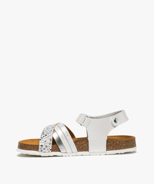 Sandales fille à brides pailletées et irisées vue3 - GEMO (ENFANT) - GEMO