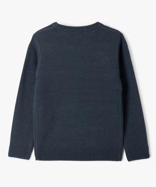 Pull de Noël garçon motif dinosaure vue3 - GEMO (ENFANT) - GEMO