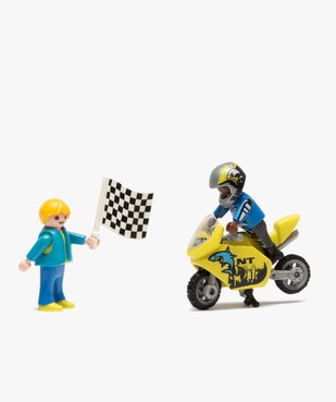 Jeu figurines course de moto - Playmobil  vue2 - AUTRES MARQUES - GEMO