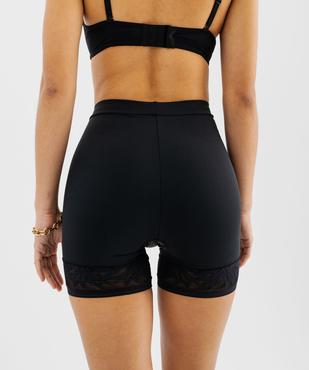 Panty gainant taille haute en microfibre et dentelle femme vue7 - GEMO(HOMWR FEM) - GEMO